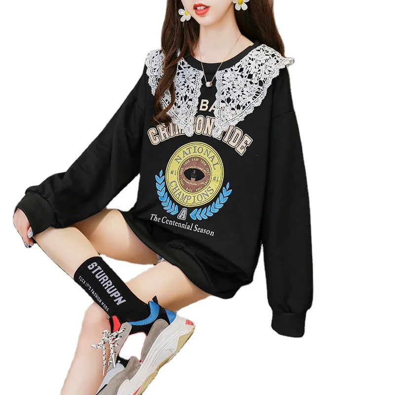 Cross-border women's sweater women's autumn new loose fashion long-sleeved t-shirt thin top
Cross-border women's sweater women's autumn new loose fashion long-sleeved t-shirt thin top