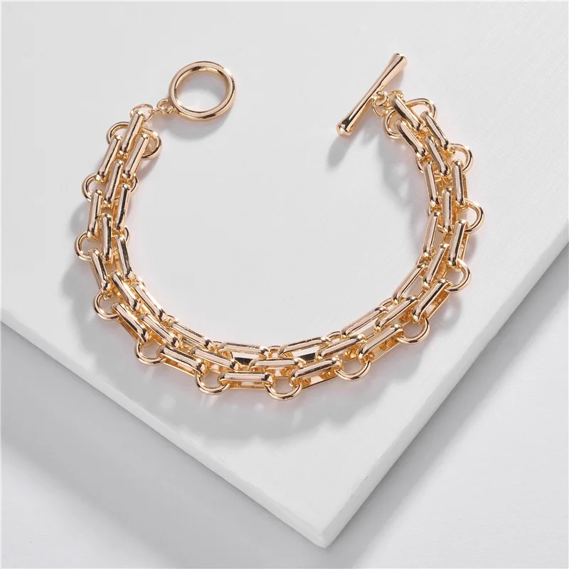 2020 New Jewelry Multilayer 18K Gold Plated Brass Braided Chain Clasp Bracelet For Gift
2020 New Jewelry Multilayer 18K Gold Plated Brass Braided Chain Clasp Bracelet For Gift