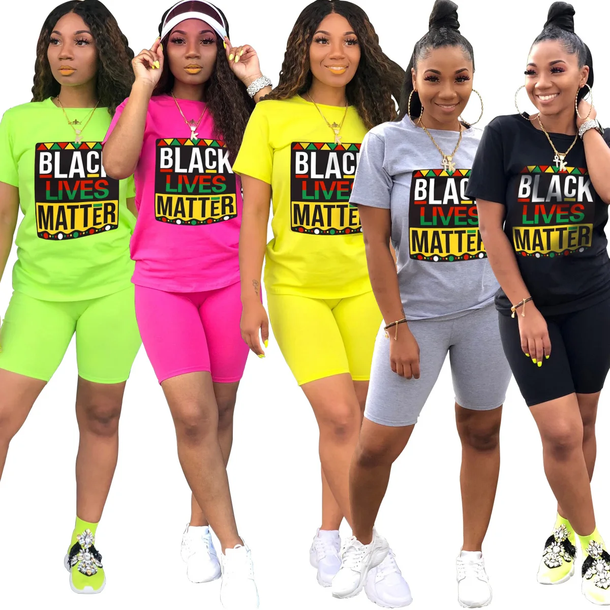 2020 new fashion casual sports 2 piece set solid color letter printed pants suit women summer clothes, Yellow gray green red black
2020 new fashion casual sports 2 piece set solid color letter printed pants suit women summer clothes, Yellow gray green red black