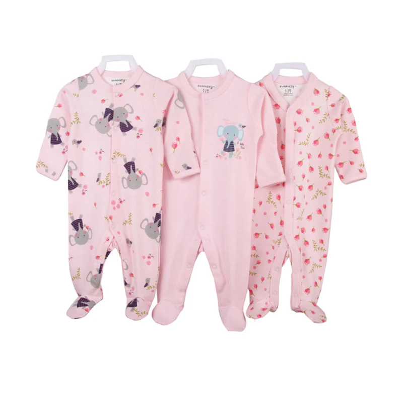 Wholesale High Quality Baby Clothes Set 3-pack 100% Cotton Soft Baby Footed Rompers with Dinosaur Printing
Wholesale High Quality Baby Clothes Set 3-pack 100% Cotton Soft Baby Footed Rompers with Dinosaur Printing