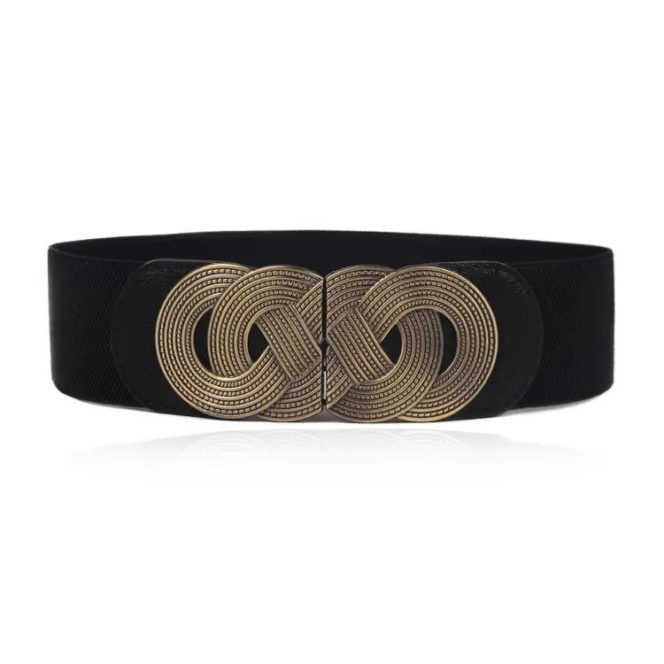 2022 Wholesale Hot Selling Wide Elastic Multi Color Belt Colorful Multi Color Fashion Boho Skirt Belt Vintage Anti Gold Buckle, Black
2022 Wholesale Hot Selling Wide Elastic Multi Color Belt Colorful Multi Color Fashion Boho Skirt Belt Vintage Anti Gold Buckle, Black