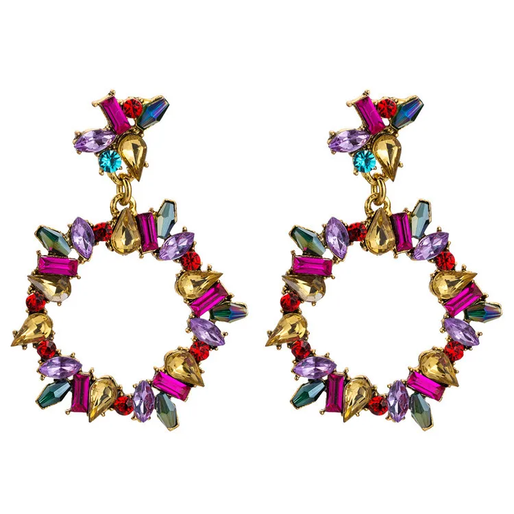 Square Hoop Geometric Statement Bohemian Acrylic Women Designer Jewelry Flower Stud Earrings, Picture shows
Square Hoop Geometric Statement Bohemian Acrylic Women Designer Jewelry Flower Stud Earrings, Picture shows