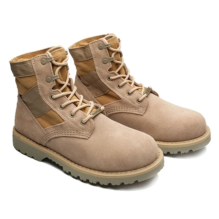 Winter Design Warm 6-Eyes Sand Tactical Ankle Boots Army Shoes Suede Leather Boots for Men
Winter Design Warm 6-Eyes Sand Tactical Ankle Boots Army Shoes Suede Leather Boots for Men