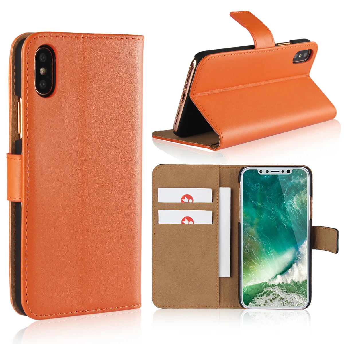 Luxury Card Insert Wallet Phone Bags Top Grain Genuine Leather Phone Cases For iPhone 12 11 Pro Max Cellphone Purse, Multi
Luxury Card Insert Wallet Phone Bags Top Grain Genuine Leather Phone Cases For iPhone 12 11 Pro Max Cellphone Purse, Multi