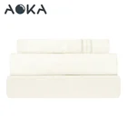 AOKA AU Single Size Sheet Set Striped Bedding Set 3 Piece Bed Sheets