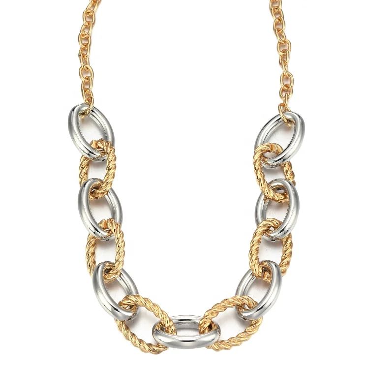 2021 Fashionable High Quality Brand Long Lady Double Color Circle Chain Necklace Jewelry Accessories, Gold/silver
2021 Fashionable High Quality Brand Long Lady Double Color Circle Chain Necklace Jewelry Accessories, Gold/silver