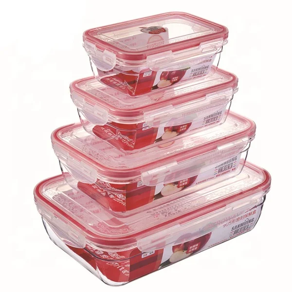 LULA 5 Pcs Shatter Proof Fresh Tritan Food Storage Containers BPA Free Kitchen Plastic Storage Box
LULA 5 Pcs Shatter Proof Fresh Tritan Food Storage Containers BPA Free Kitchen Plastic Storage Box