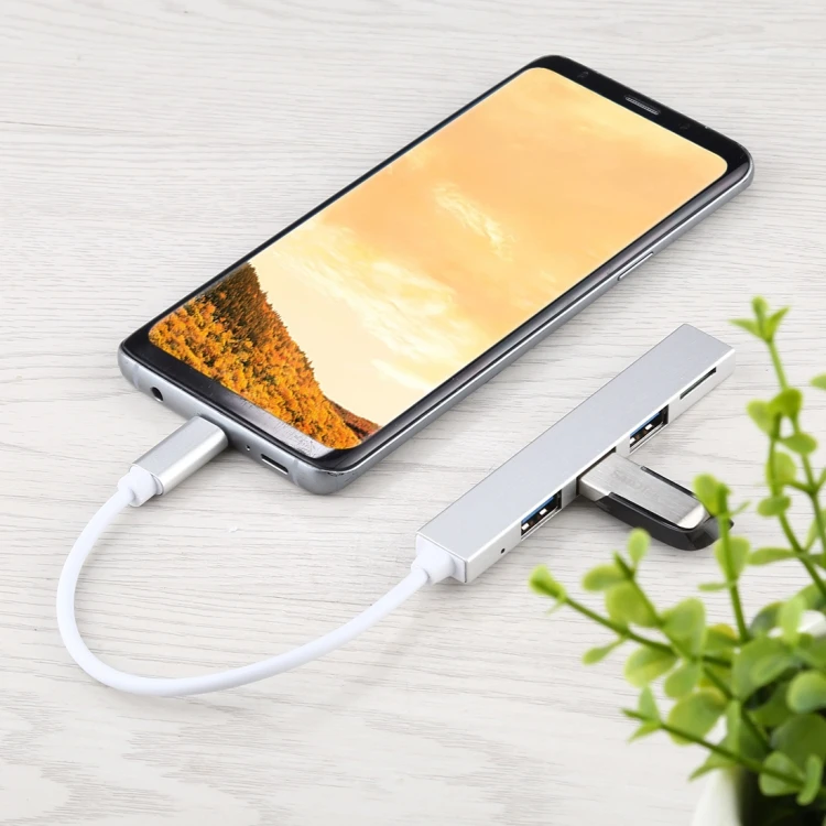 Hot Selling Idea 2021 USB C Hub 4 ports 1 TF Port + 3 Ports USB 3.0 to USB C Type-C HUB Adapter
Hot Selling Idea 2021 USB C Hub 4 ports 1 TF Port + 3 Ports USB 3.0 to USB C Type-C HUB Adapter