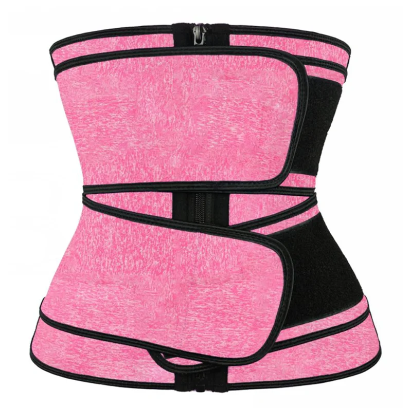 NANBIN Snow Pink Neoprene Waist Trainer Double Belt Women, Pink, black, red,blue, purple
NANBIN Snow Pink Neoprene Waist Trainer Double Belt Women, Pink, black, red,blue, purple