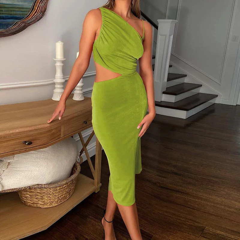 Cheap Ropa Al Por Mayor Designer Womens 2021 Slanted shoulder sexy hollow slim split ends Dress Clothes Women Casual
Cheap Ropa Al Por Mayor Designer Womens 2021 Slanted shoulder sexy hollow slim split ends Dress Clothes Women Casual