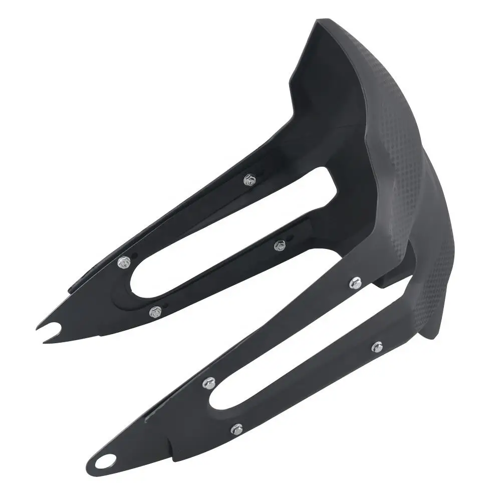 Supply From Stock Universal Black Motorcycle Rear Wheel Cover Fender Splash Mudguard+Bracket Kit