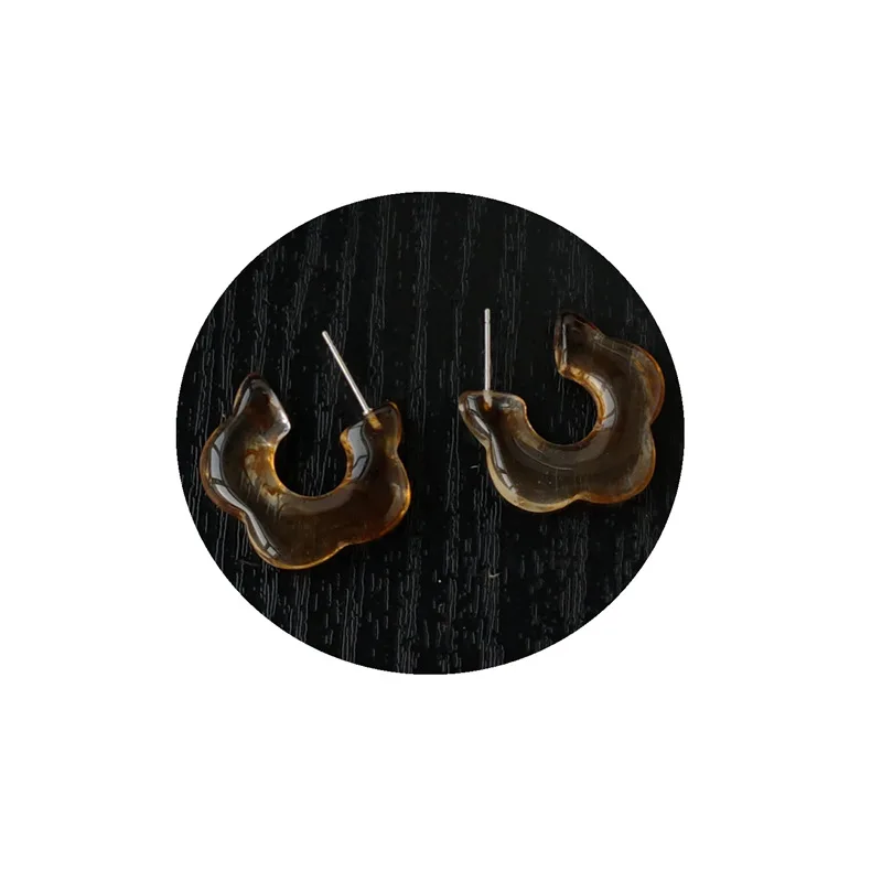 R565 Fashion Caramel Flower Earrings Resin Earrings Acrylic 925 Silver Needle Stud Earrings
R565 Fashion Caramel Flower Earrings Resin Earrings Acrylic 925 Silver Needle Stud Earrings