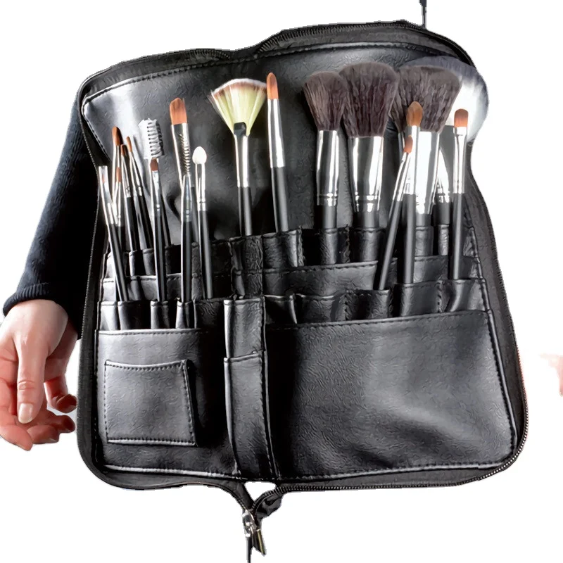 Multi-function Portable PU Cosmetic Bag For For Artist Professional Makeup Brush Hold With Zipper Belt
Multi-function Portable PU Cosmetic Bag For For Artist Professional Makeup Brush Hold With Zipper Belt