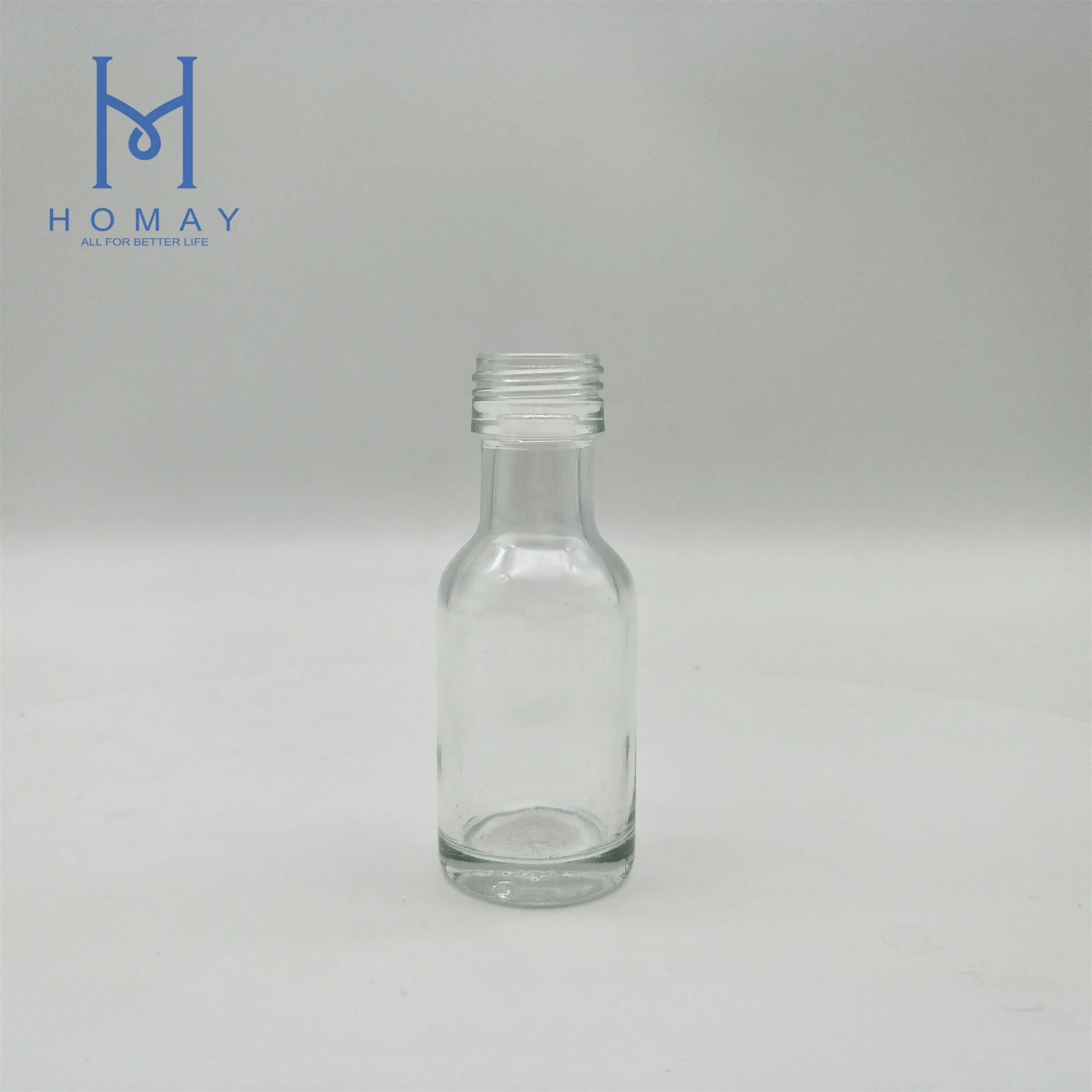 product name 25ml clear glass bottle for drinks