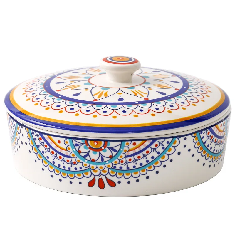 Ceramic Salad Bowl Creative Tableware Personality Soup Bowl Household Large Bowl With Cover
Ceramic Salad Bowl Creative Tableware Personality Soup Bowl Household Large Bowl With Cover
