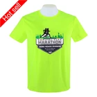 Custom Printing Cheap 100% Polyester Round Neck t shirts Mens Marathon Short Sleeve T-Shirt