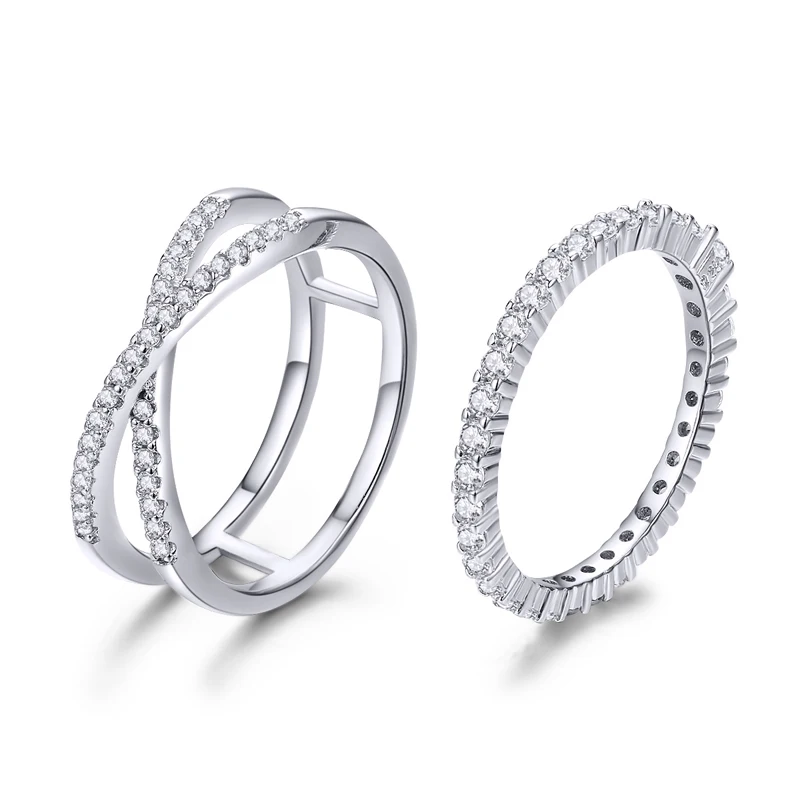Couple diamond ring double ring ladies 925 sterling silver zirconia jewelry ring party
Couple diamond ring double ring ladies 925 sterling silver zirconia jewelry ring party