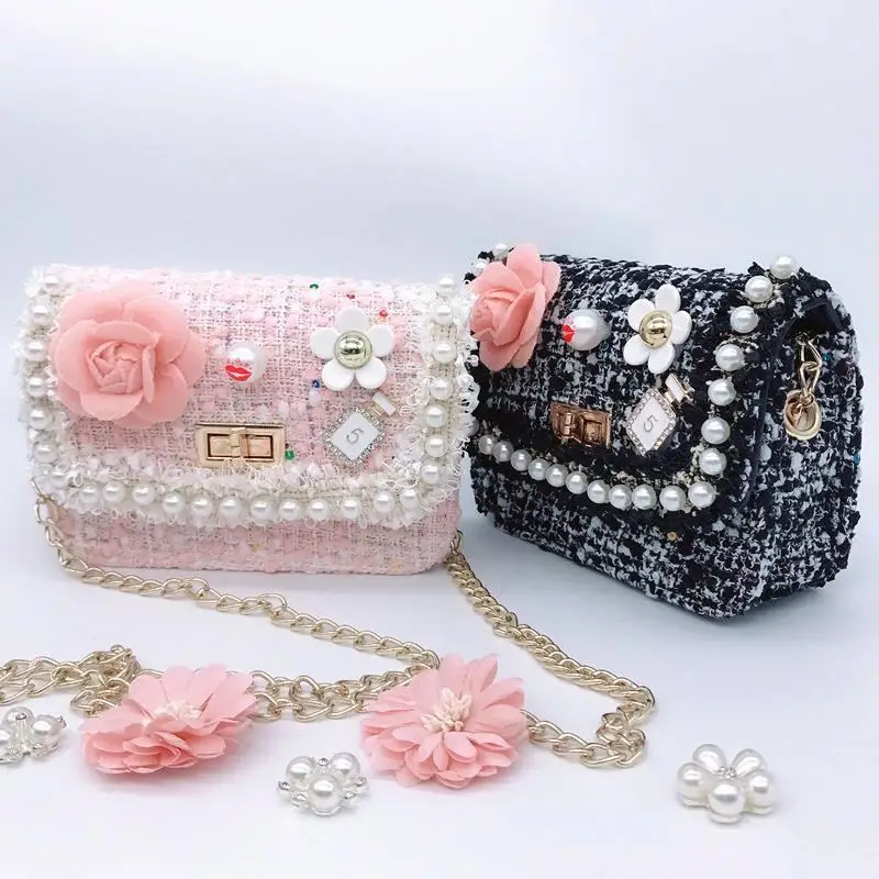 New Design Weaving Kids Floral Crossbody Shoulder Bag Girls Fashion Cute Square Handbag with Chains
New Design Weaving Kids Floral Crossbody Shoulder Bag Girls Fashion Cute Square Handbag with Chains