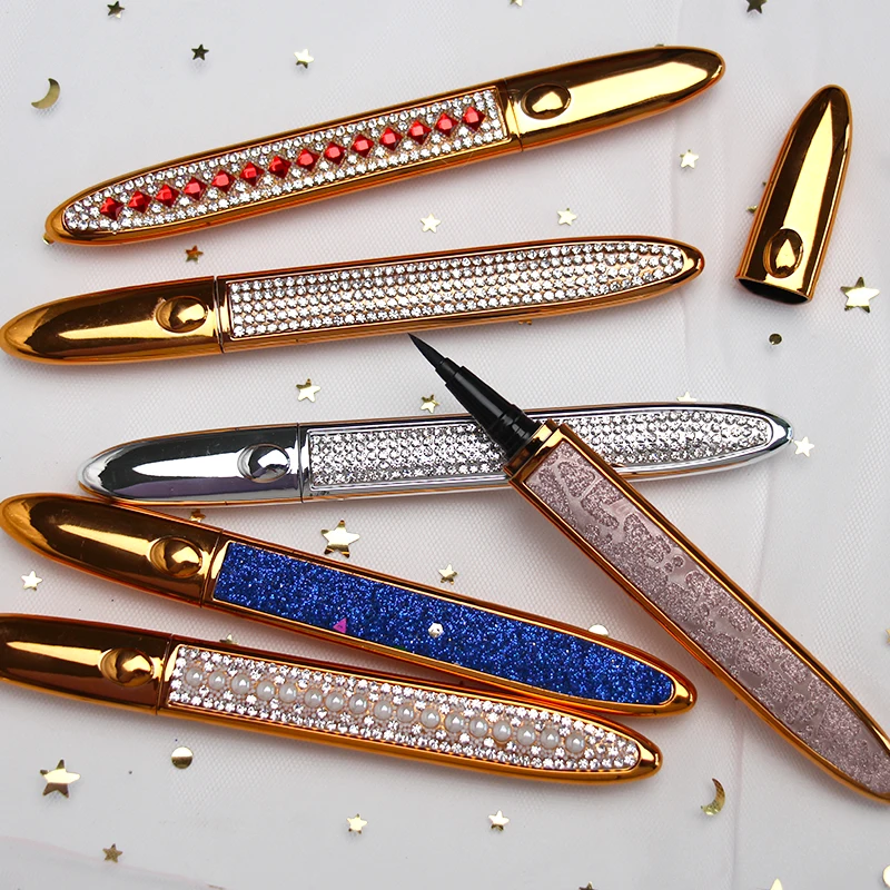 2021 Hot Sell Gold Crystal Diamond Eyeliner Pencil Lash Glue Eyelash Adhesive Liquid Magic Eye Liner Pen
2021 Hot Sell Gold Crystal Diamond Eyeliner Pencil Lash Glue Eyelash Adhesive Liquid Magic Eye Liner Pen