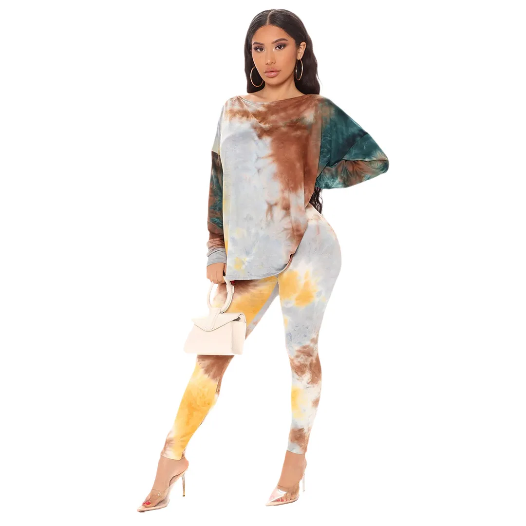2021 Women's club print tie-dye pair with bare back kink long front and short back, Picture color
2021 Women's club print tie-dye pair with bare back kink long front and short back, Picture color