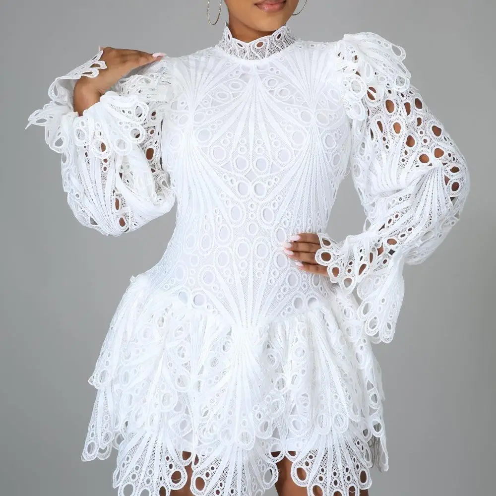 AA0359 2021 Sprint Casual Long Sleeve Hollow Out Fashion Crochet Ruffer Mini Dress Women
AA0359 2021 Sprint Casual Long Sleeve Hollow Out Fashion Crochet Ruffer Mini Dress Women