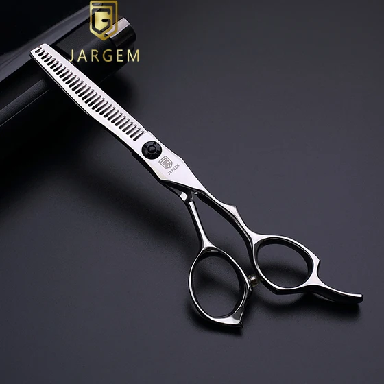 Hair scissors vg10 steel hair thinning scissors 30 teeth professional salon tools, Silver
Hair scissors vg10 steel hair thinning scissors 30 teeth professional salon tools, Silver