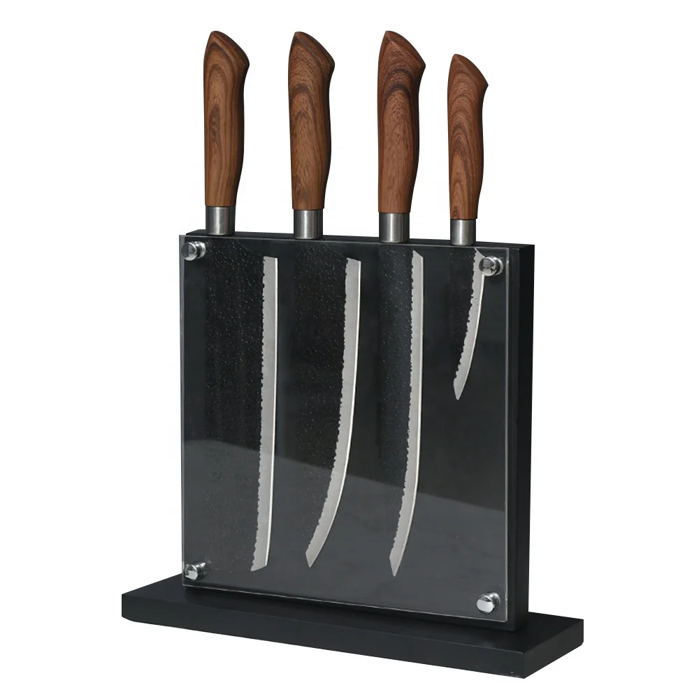 Strong Enhanced Magnets Multifunctional Wooden Kitchen Knife Set Block Magnetic Wooden Knife Holder Witn Non-slip Base
Strong Enhanced Magnets Multifunctional Wooden Kitchen Knife Set Block Magnetic Wooden Knife Holder Witn Non-slip Base