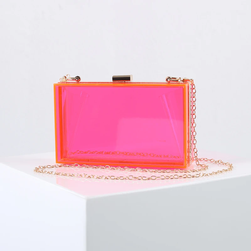 Custom pattern high quality support small quantity clear acrylic fashion bag, Multi-colors
Custom pattern high quality support small quantity clear acrylic fashion bag, Multi-colors