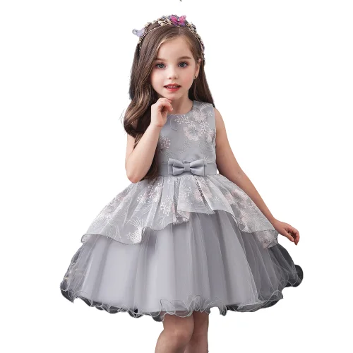 Girls Western Dresses Designs Sleeveless Kids Ball Gowns Lace Bow Children Clothes Little Girl Birthday Party Dress
Girls Western Dresses Designs Sleeveless Kids Ball Gowns Lace Bow Children Clothes Little Girl Birthday Party Dress