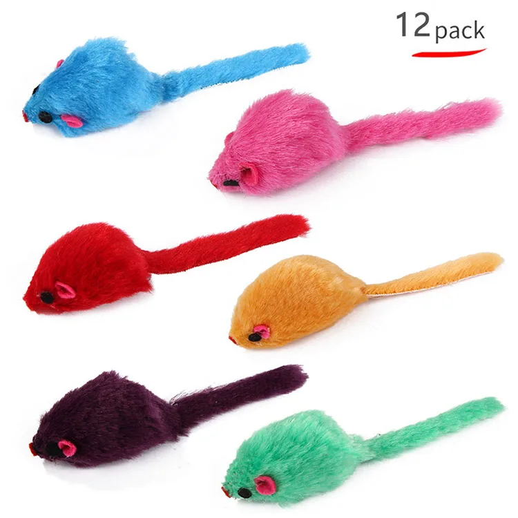 Foreign Trade Export Cat Toy Plush Mouse 6 colors Set Vivid and Realistic Fun Biting Pet Toy, Red/orange/rose red/blue/ purple/ green
Foreign Trade Export Cat Toy Plush Mouse 6 colors Set Vivid and Realistic Fun Biting Pet Toy, Red/orange/rose red/blue/ purple/ green