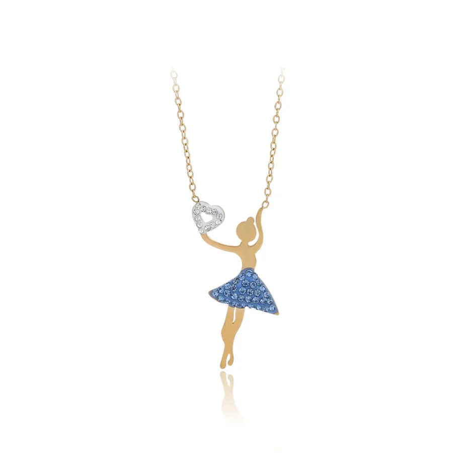 A00902929 xuping jewelry Fashion Elegant Beautiful Beautiful Dancer Angel Pendant Diamond Steel Necklace
A00902929 xuping jewelry Fashion Elegant Beautiful Beautiful Dancer Angel Pendant Diamond Steel Necklace