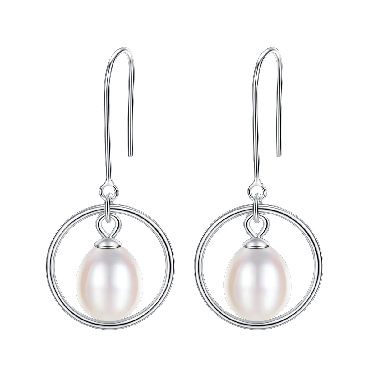 Daidan Round Big 925 Rhodium Plated Jewelry Simple Circle Silver Hoop Statement Pearl Earrings 
Daidan Round Big 925 Rhodium Plated Jewelry Simple Circle Silver Hoop Statement Pearl Earrings