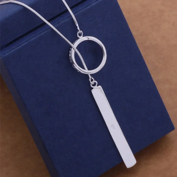 GX alloy metal Silver plated 925 silver color fashion pendant Lariat necklace for women
GX alloy metal Silver plated 925 silver color fashion pendant Lariat necklace for women