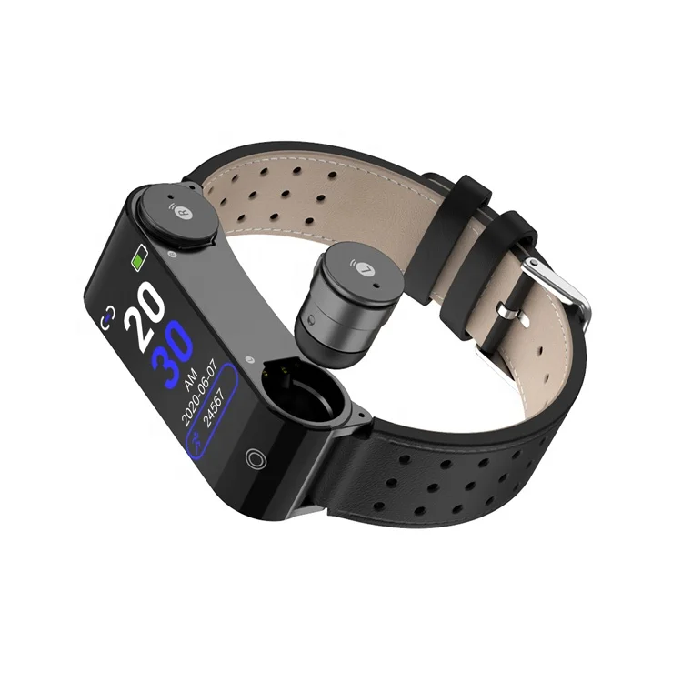 Factory Direct low price smart bracelet watch tws earphone earbuds smart watch with tws earphones watch earphone smart, Black
Factory Direct low price smart bracelet watch tws earphone earbuds smart watch with tws earphones watch earphone smart, Black