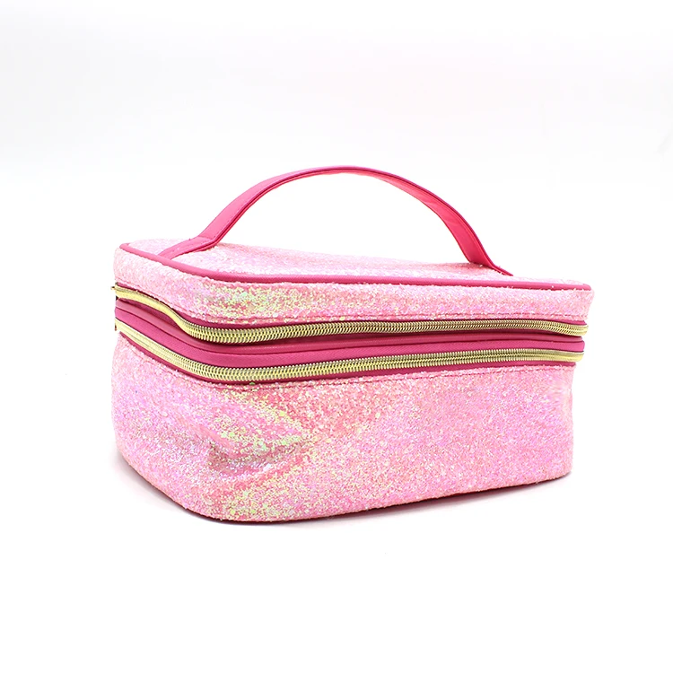 Hot Selling Fashion Colorful Makeup bag Custom Cosmetics Shopping Bags Women Travel Nylon Cosmetics Bag, Pink (can be customized)
Hot Selling Fashion Colorful Makeup bag Custom Cosmetics Shopping Bags Women Travel Nylon Cosmetics Bag, Pink (can be customized)