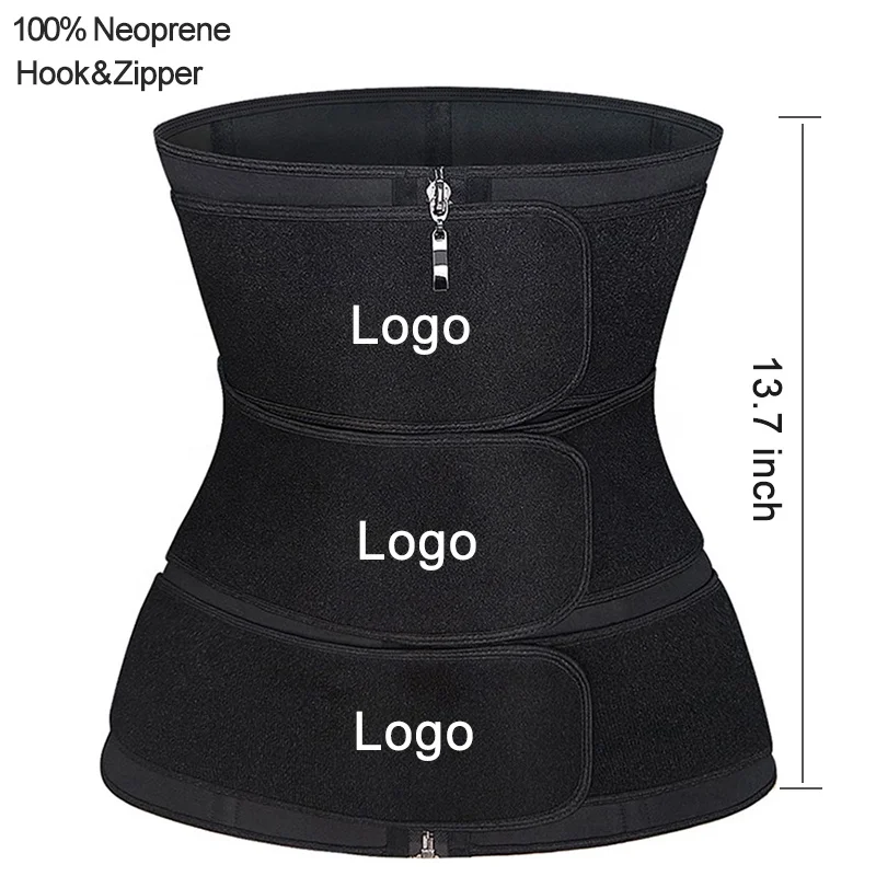 Wholesale Custom Long Torso Hot Shaper Sweat Faja Modeladora Neoprene Belt 3 Strap Waist Trainer Fitness Waist Trimmer For Women, Black
Wholesale Custom Long Torso Hot Shaper Sweat Faja Modeladora Neoprene Belt 3 Strap Waist Trainer Fitness Waist Trimmer For Women, Black