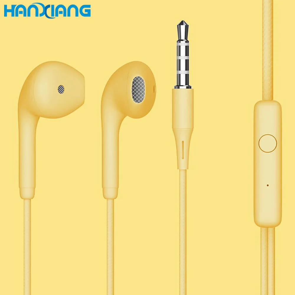 

Top Amazon Hot Seller 2021 Phone Accessories Low Price Wired Earphone 3.5mm Jack Stereo Music Headphone Headset, Pink;blue;yellow;dark blue;green;black;gray;white