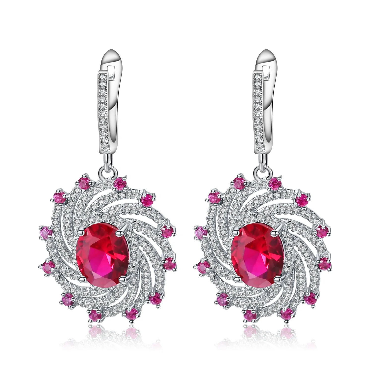 Abiding Simple Special Design 925 Sterling Silver Drop Earrings Natural Ruby Big Gemstone Earrings Women Wedding Jewelry
Abiding Simple Special Design 925 Sterling Silver Drop Earrings Natural Ruby Big Gemstone Earrings Women Wedding Jewelry