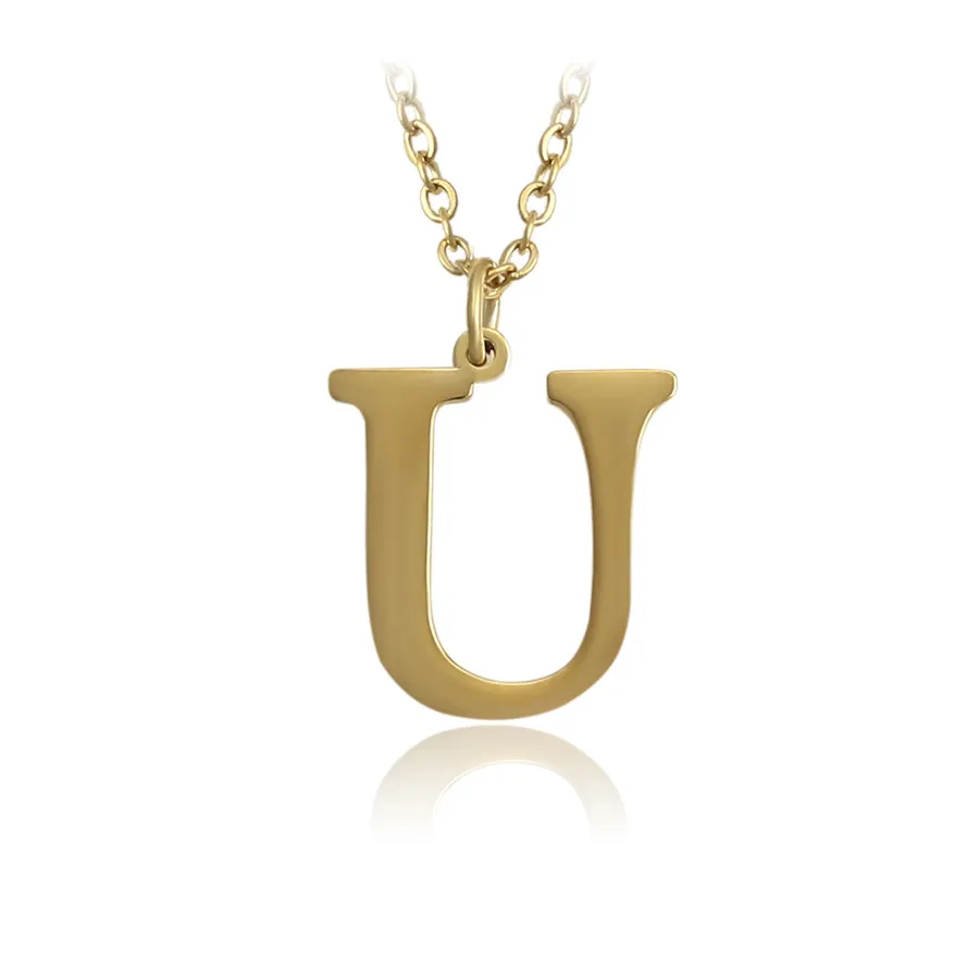 A00573122 xuping jewelry Wholesale affordable simple letter U stainless steel 14K gold-plated necklace
A00573122 xuping jewelry Wholesale affordable simple letter U stainless steel 14K gold-plated necklace