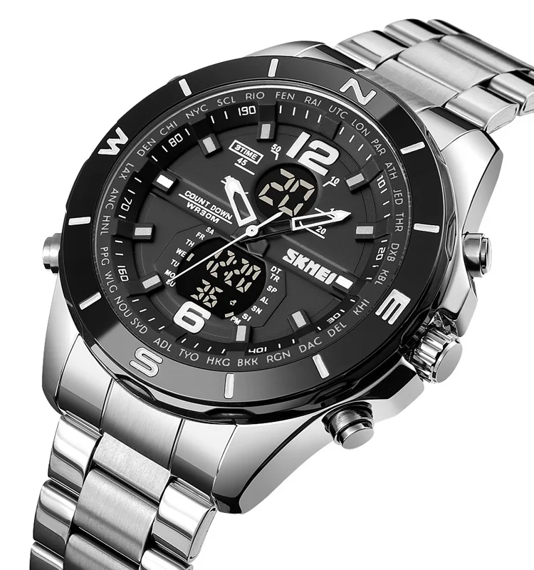 Skmei Montres Men Watch Gift Set Wholesale Watch Producer Skmei Factory Mens Quartz Watches For Men Stylish, 6 colors
Skmei Montres Men Watch Gift Set Wholesale Watch Producer Skmei Factory Mens Quartz Watches For Men Stylish, 6 colors