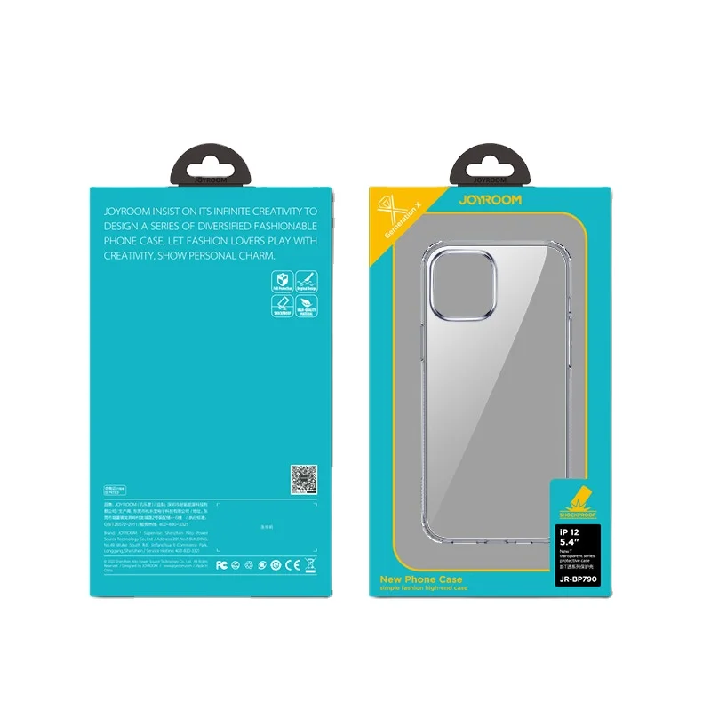 2020 Joyroom High Quality Custom Transparent Phone Case Mobile Back Cover for iPhone 12 Case, Transparent color
2020 Joyroom High Quality Custom Transparent Phone Case Mobile Back Cover for iPhone 12 Case, Transparent color