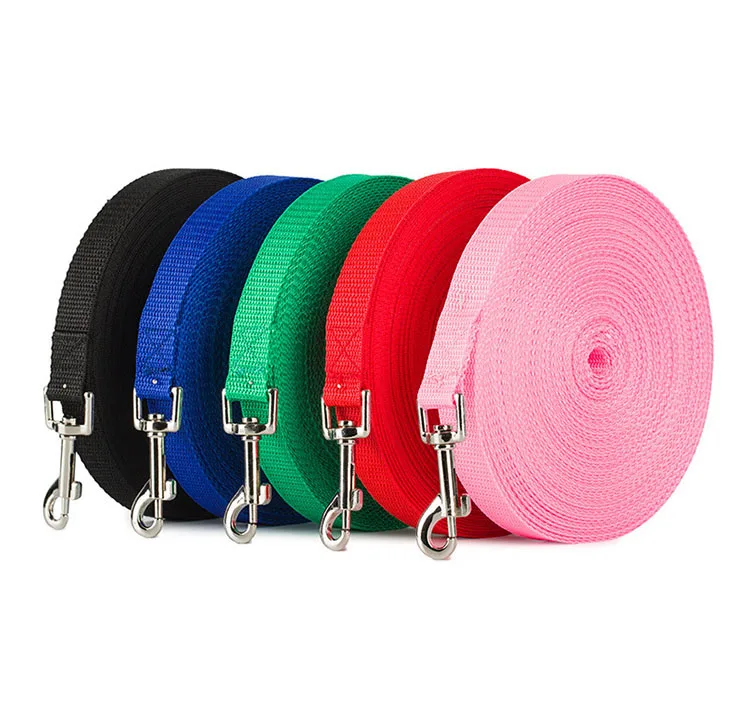 Nylon dog leash extended pet traction rope dog training collar tracking belt, Red/blue/black/orange/green
Nylon dog leash extended pet traction rope dog training collar tracking belt, Red/blue/black/orange/green