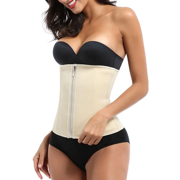 Pinyue Wholesale Price High Quality 6 Steel Boned Women Neoprene Corsets Waist Trainer
Pinyue Wholesale Price High Quality 6 Steel Boned Women Neoprene Corsets Waist Trainer