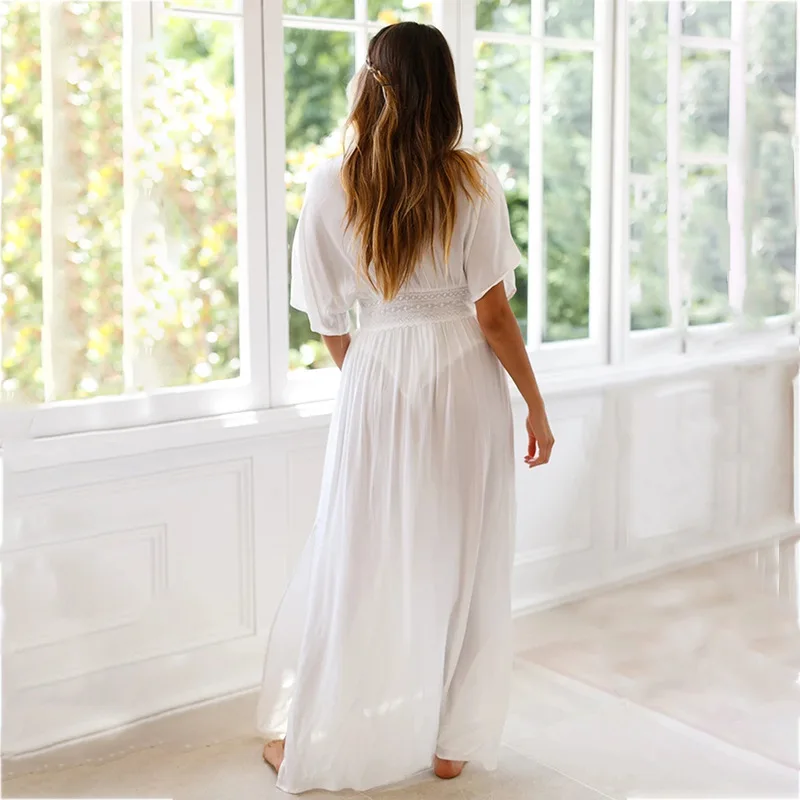 2020 New Arrival spring autumn deep v-neck long style short sleeve lace sexy women ladies casual dresses
2020 New Arrival spring autumn deep v-neck long style short sleeve lace sexy women ladies casual dresses