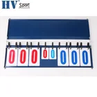 8 digits manual scoreboard for table tennis match scoreboard