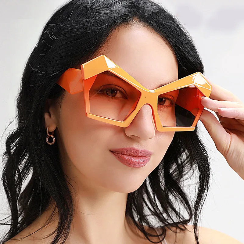Wholesale Fashion Oversize Ladies Trendy Polygon Orange Plastic Big Frame Sunglasses for Men, As the picture shows
Wholesale Fashion Oversize Ladies Trendy Polygon Orange Plastic Big Frame Sunglasses for Men, As the picture shows