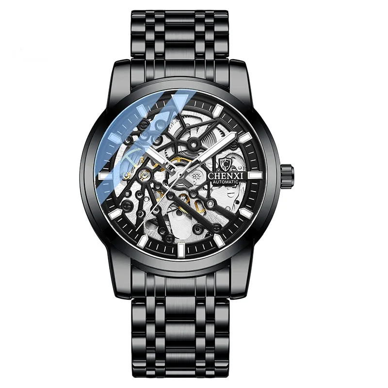 Design Luxury Automatic Watches Men Stainless Steel Waterproof Dive Watches Business Mechanical Watch, As shown in the picture
Design Luxury Automatic Watches Men Stainless Steel Waterproof Dive Watches Business Mechanical Watch, As shown in the picture