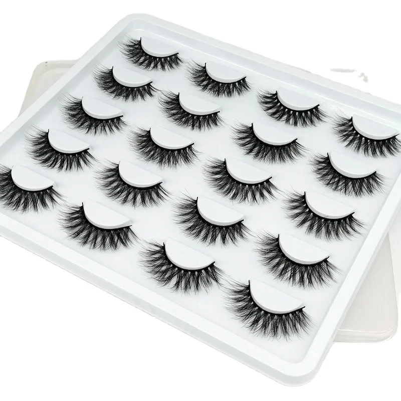 10 pairs of 6D false eyelashes Naturally curls soft eyelashes Eyelashes With Custom Logo Wholesale, Black
10 pairs of 6D false eyelashes Naturally curls soft eyelashes Eyelashes With Custom Logo Wholesale, Black