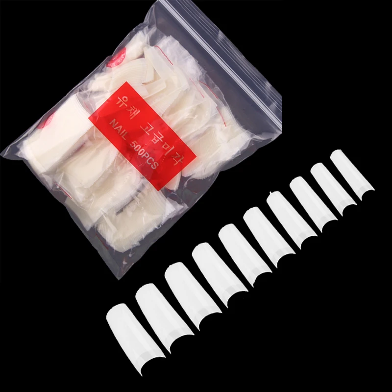 500Pcs Natural White Color Half Cover Square Nail Tips C Curve Nail Art Tip Manicure False Nail Tips
500Pcs Natural White Color Half Cover Square Nail Tips C Curve Nail Art Tip Manicure False Nail Tips