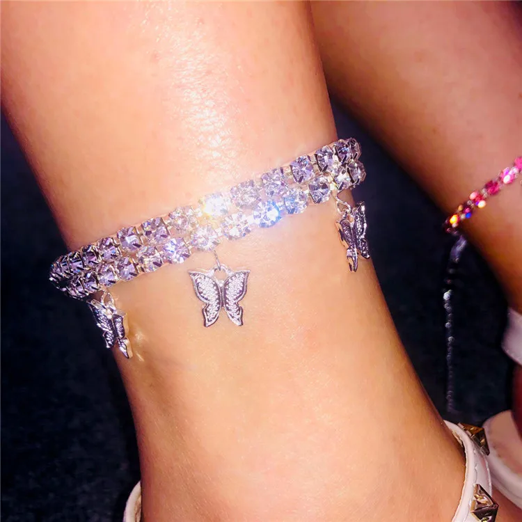 Fashion Ladies Small Charms Custom Women Butterfly Anklets Chains For Wholesale, Silver,gold
Fashion Ladies Small Charms Custom Women Butterfly Anklets Chains For Wholesale, Silver,gold